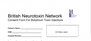 BNN Botulinum toxin consent form